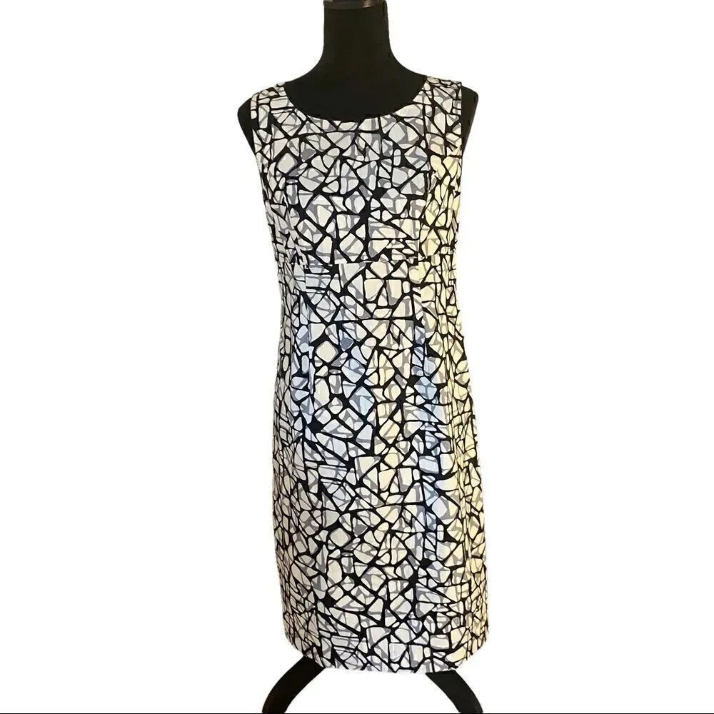 Chadwick’s Sleeveless Fully Lined MIDI Dress in a great neutral pattern.